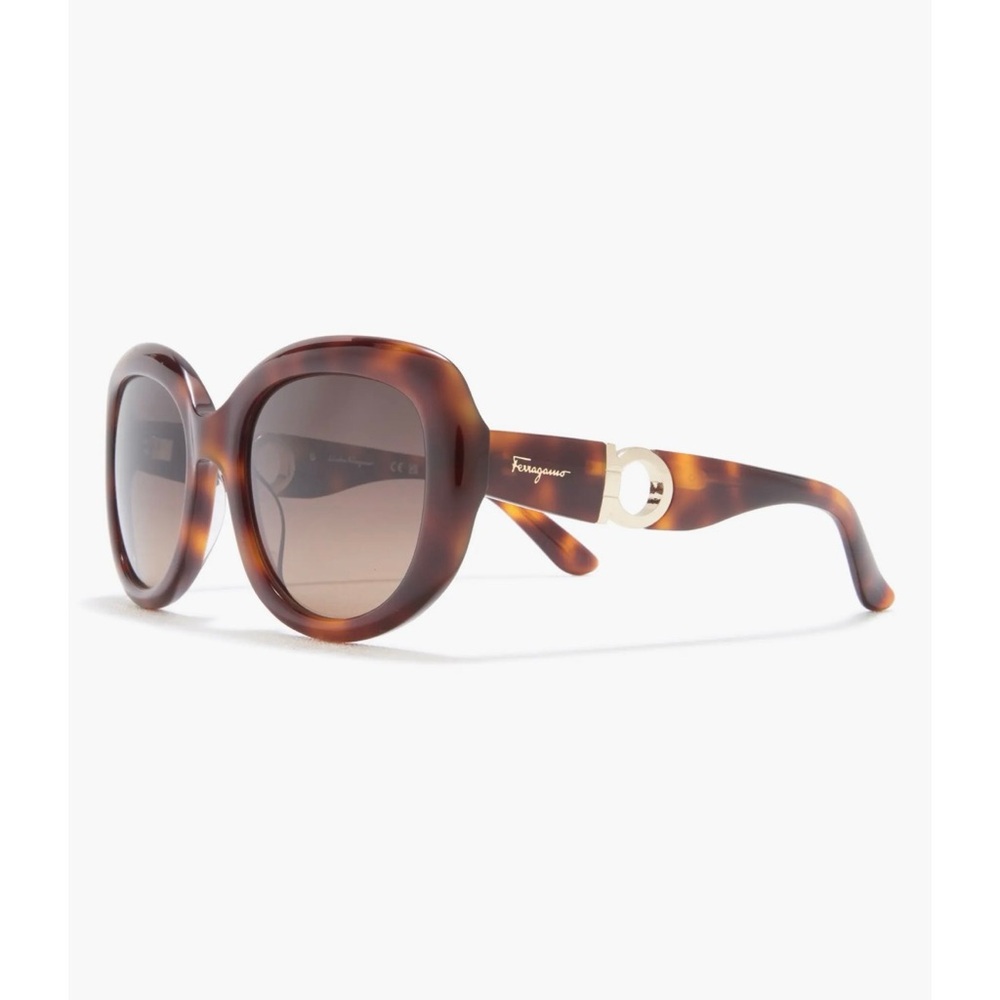 Ferragamo Tortoise Sunglasses